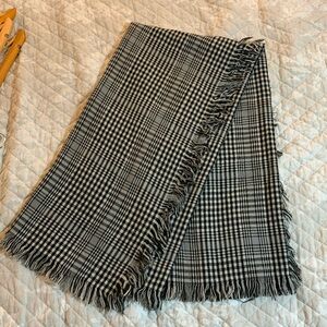 Black and White Scarf